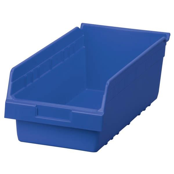 Akro-Mils® ShelfMax® Bin, 17 7/8"L x 6"H x 8 3/8"W, Blue, 1/Each