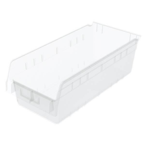 Akro-Mils® ShelfMax® Bin, 17 7/8"L x 6"H x 8 3/8"W, Clear, 1/Each