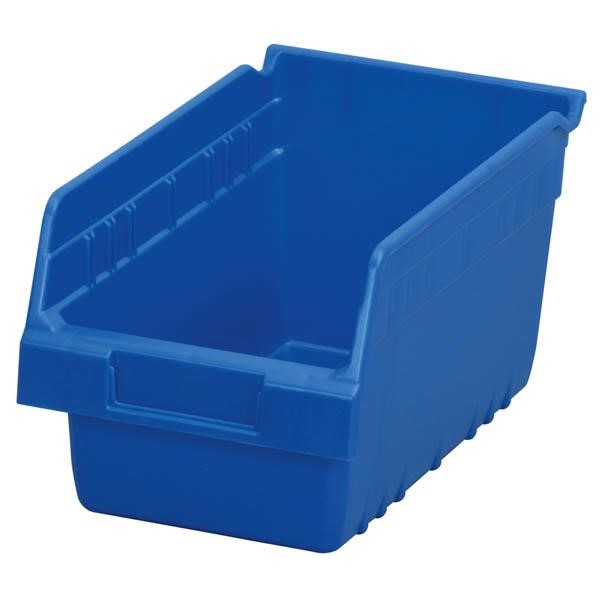 Akro-Mils® ShelfMax® Bin, 11 5/8"L x 6"H x 6 5/8"W, Blue, 1/Each