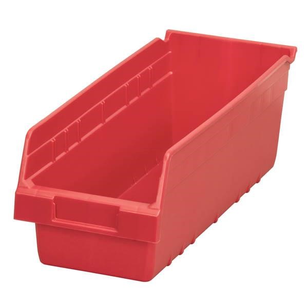 Akro-Mils® ShelfMax® Bin, 17 7/8"L x 6"H x 6 5/8"W, Red, 1/Each