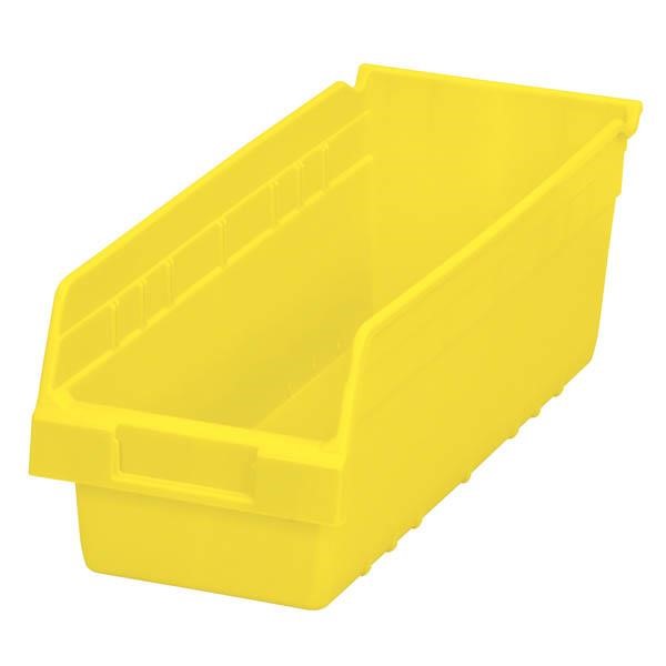 Akro-Mils® ShelfMax® Bin, 17 7/8"L x 6"H x 6 5/8"W, Yellow, 1/Each