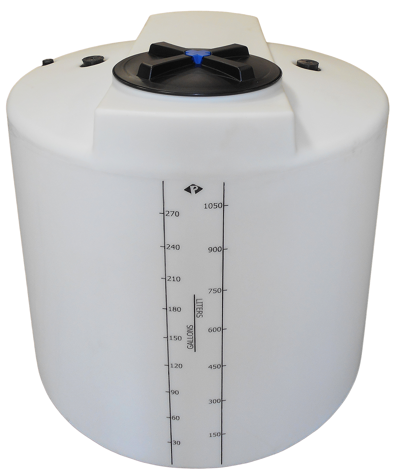 300 Gal ProChem® Potable Water Tanks - LPE 1.0 FDA - Natural - Dia 48" - Lid 16"