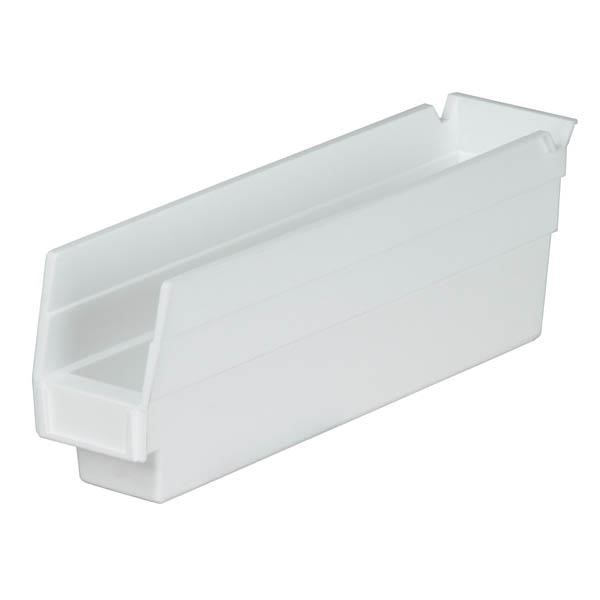 Akro-Mils® Shelf Bin, 11 5/8"L x 4"H x 2 3/4"W, Clear, 1/Each