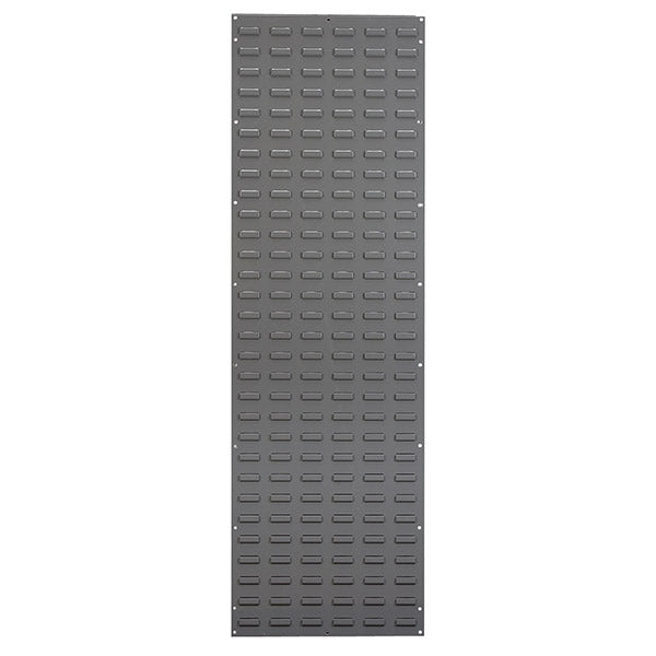 Akro-Mils® Louvered Panel, 18"L x 61"H x 5/16"W, Gray, 1/Each