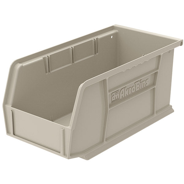 Akro-Mils® AkroBins® Standard Storage Bin, 10 7/8"L x 5"H x 5 1/2"W, Stone, 1/Each