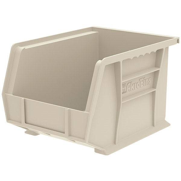 Akro-Mils® AkroBins® Standard Storage Bin, 10 7/8"L x 7"H x 8 1/4"W, Stone, 1/Each