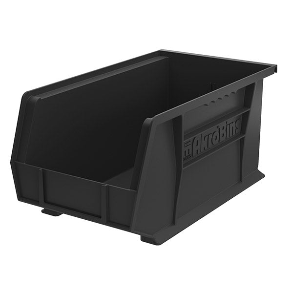 Akro-Mils® AkroBins® Standard Storage Bin, 14 3/4"L x 7"H x 8 1/4"W, Black, 1/Each