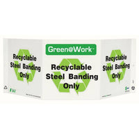 Thumbnail for ZING Green At Work TriView Sign, 7.5X20- Model 3047