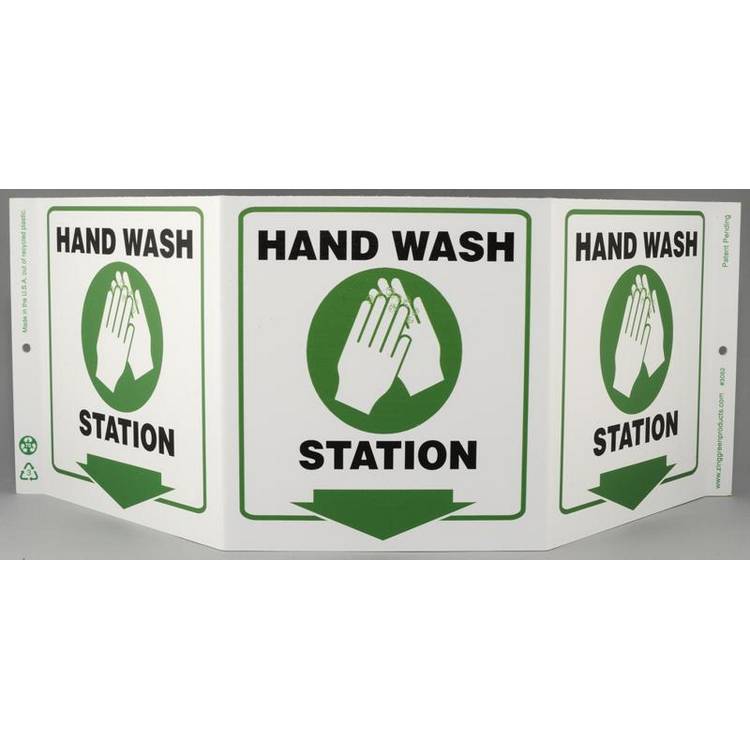 ZING Public Facility TriView Sign 7.5x20- Model 3062