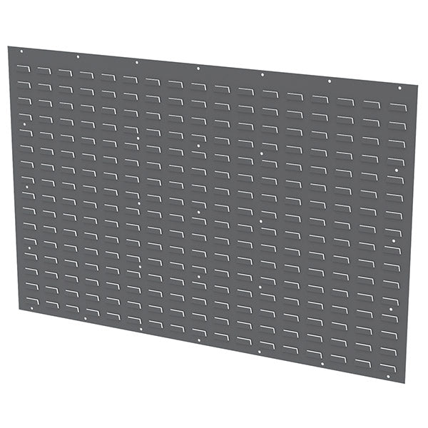 Akro-Mils® Louvered Panel, 52"L x 34 1/8"H x 5/16"W, Gray, 1/Each