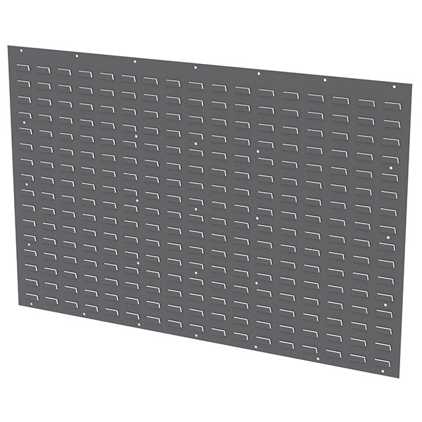 Akro-Mils® Louvered Panel, 52"L x 34 1/8"H x 5/16"W, Gray, 1/Each