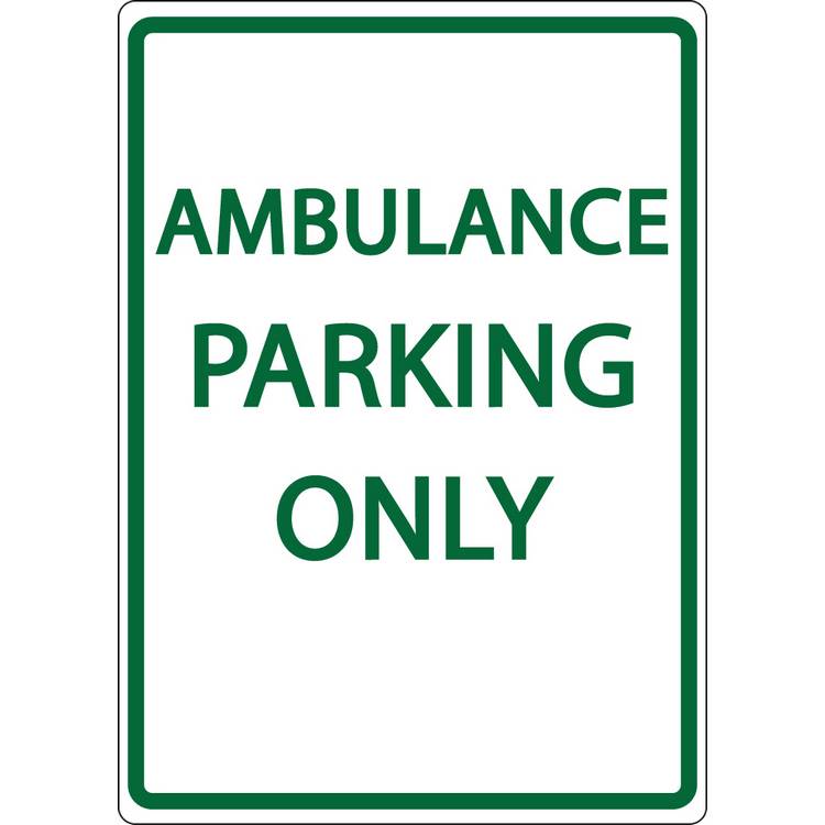 ZING Eco Parking Sign, 18X12, EGP- Model 3071