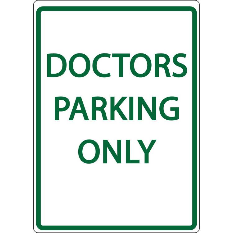 ZING Eco Parking Sign, 18X12, EGP- Model 3073