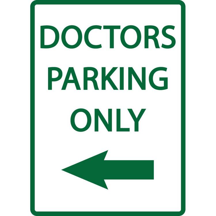 ZING Eco Parking Sign, 18X12, EGP- Model 3075