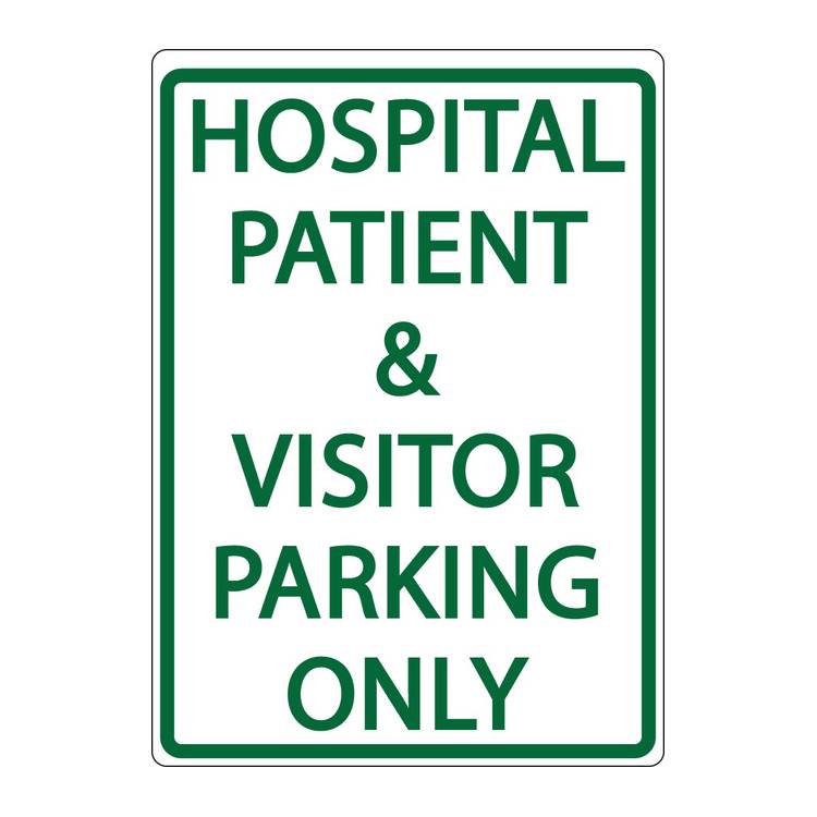 ZING Eco Parking Sign, 18X12, EGP- Model 3077