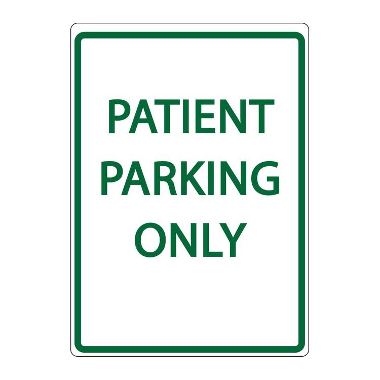 ZING Eco Parking Sign, 18X12, EGP- Model 3080