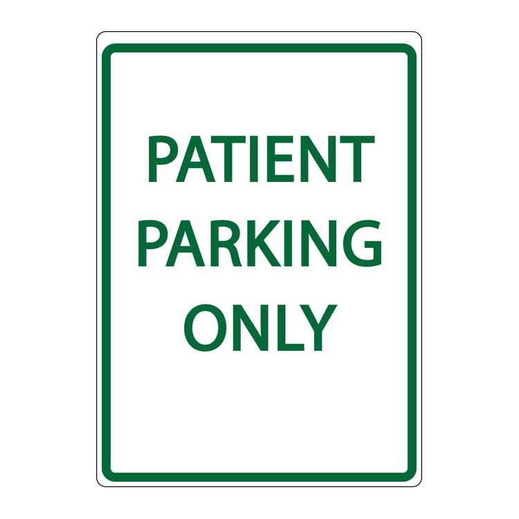 ZING Eco Parking Sign, 18X12, EGP- Model 3080