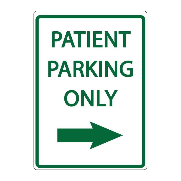 ZING Eco Parking Sign, 18X12, EGP- Model 3081