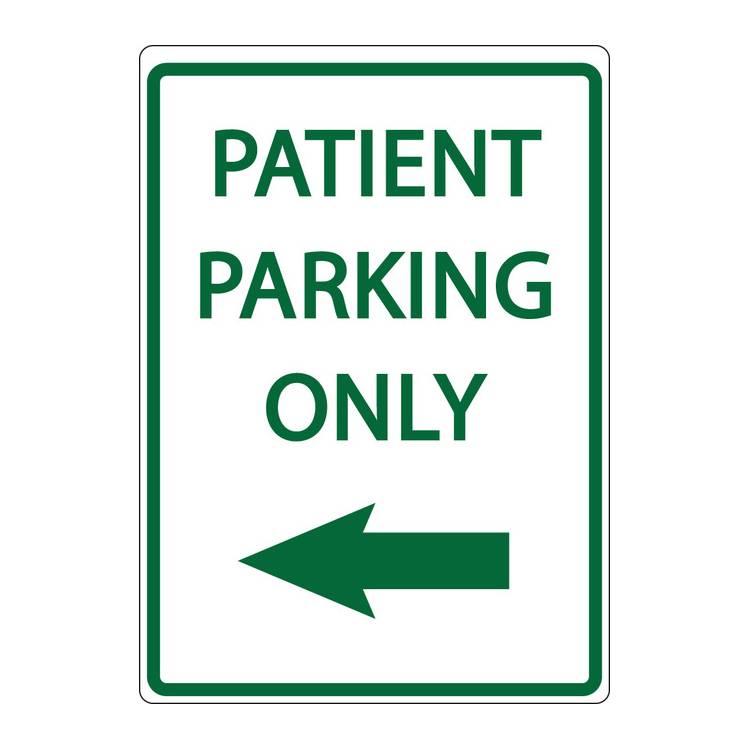 ZING Eco Parking Sign, 18X12, EGP- Model 3082