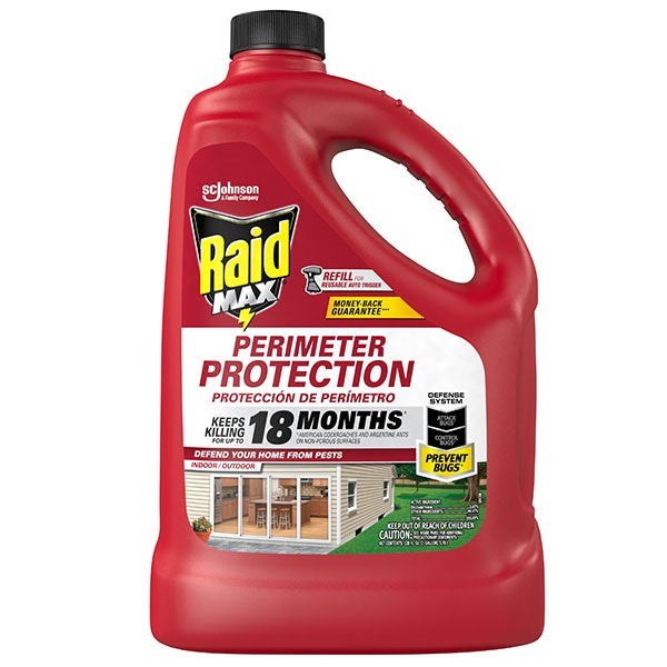 SC Johnson® Raid Max® Perimeter Protection, Refill, 1 gal Refill, 1/Ea ...