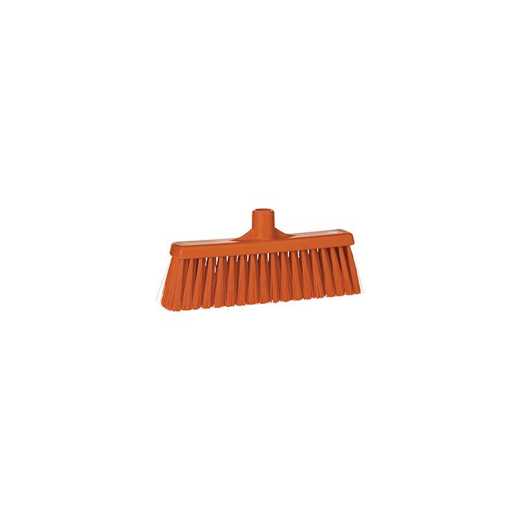 Broom,Straight Neck,Medium,12",PP/PBT,Orange - Model 31667