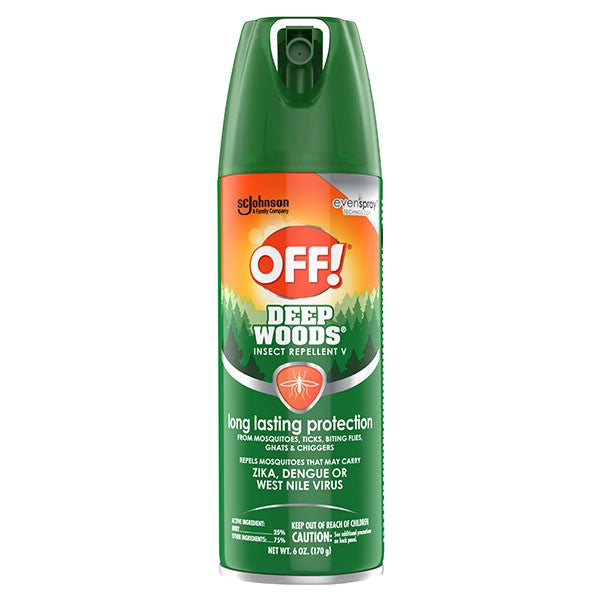 SC Johnson® OFF!® Deep Woods® Insect Repellent V, 6 oz Aerosol, 1/Each