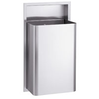 Bradley 18-Gal Stainless Steel Waste Receptacle