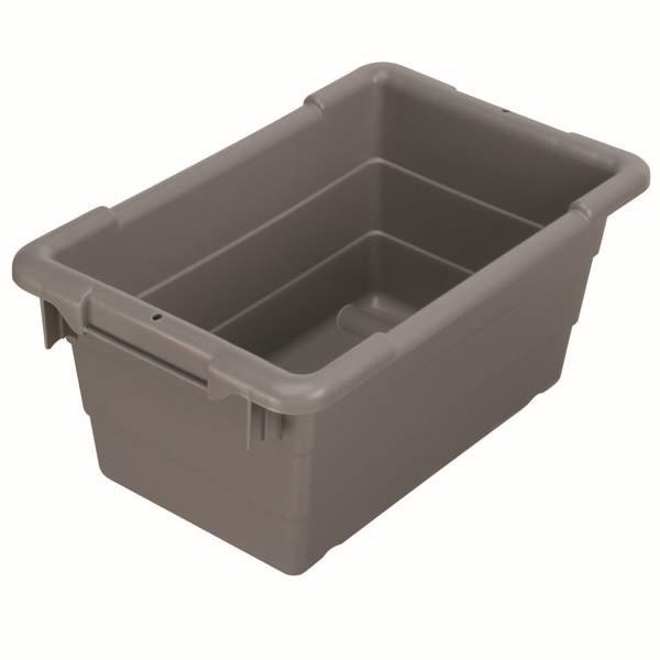 Akro-Mils® Akro-Tub Cross-Stack Container, 17 1/4"L x 8"H x 11"W, Gray, 1/Each
