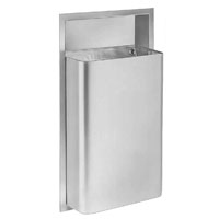 Thumbnail for Bradley Bx 12-Gal Stainless Steel Waste Receptacle