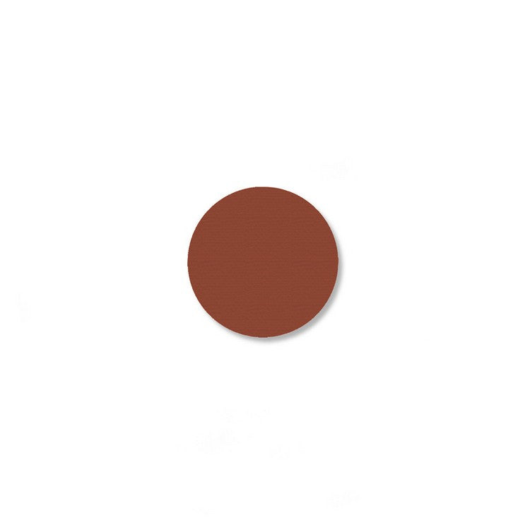 Mighty Line 3/4" Brown Solid Dot - Pack of 200