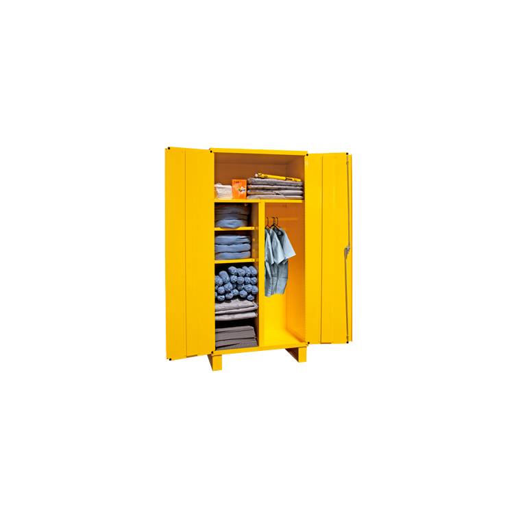 DURHAM FDC-LOCKER, 36X24X78, 4S, KH, 50 YELLOW - Model 3501-HDL-50