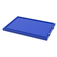 Thumbnail for Akro-Mils® Nest & Stack Tote Lid (For 35200), Blue, 1/Each