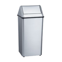 Thumbnail for Bradley 13-Gal Waste Receptacle W/Removable Swing Top