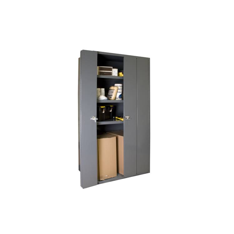 DURHAM 36"W Lockable Cabinet, Bi-fold Door - Model 3951-3S-95
