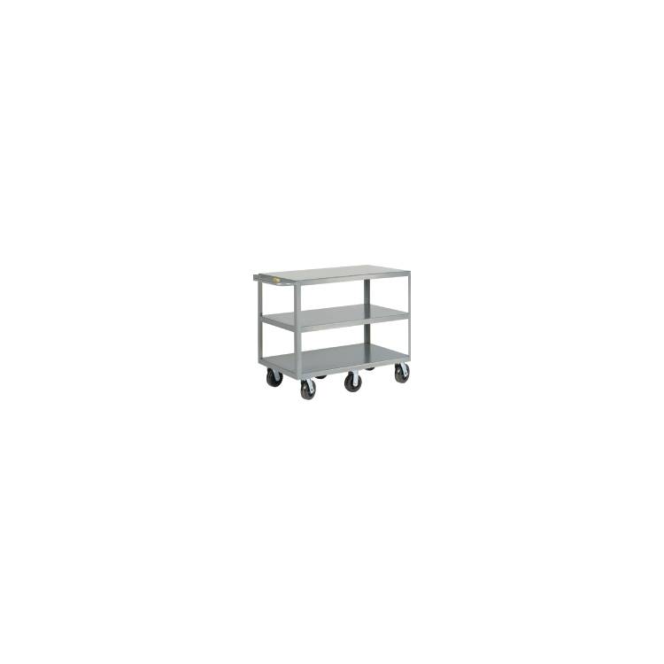 6-Wheeled Heavy-Duty Shelf Truck - Model 3G6W30486PH