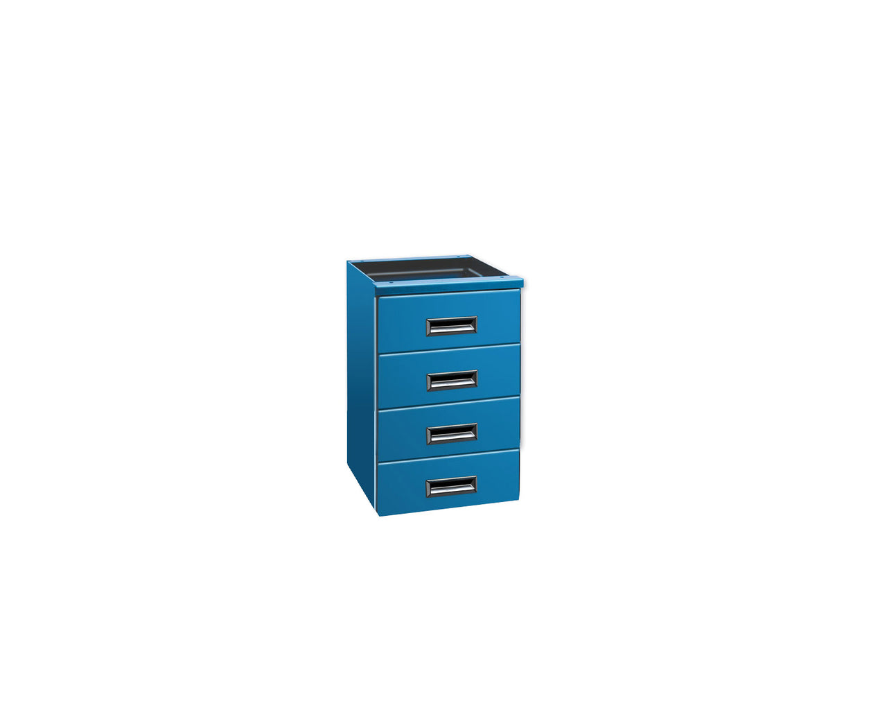 24" x 15.5" Four Drawer Unit for Pucel Work Benches