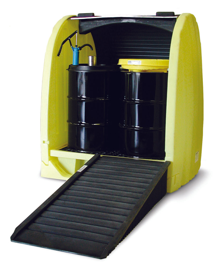 4-Drum Hardcover with Spill Pallet