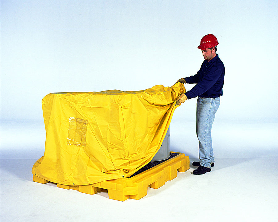 4-Drum SpillPallet Plus PullOver Cover