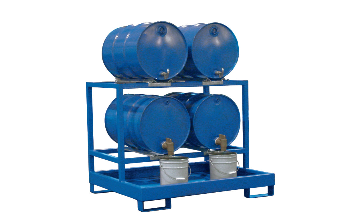 4-Drum Steel Dispensing Pallet