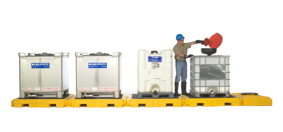 4-Tank Indoor Ultra-Modular IBC SpillPallet