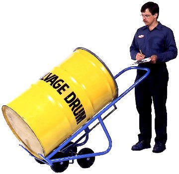 4-Wheel Drum Truck, Self Stand
