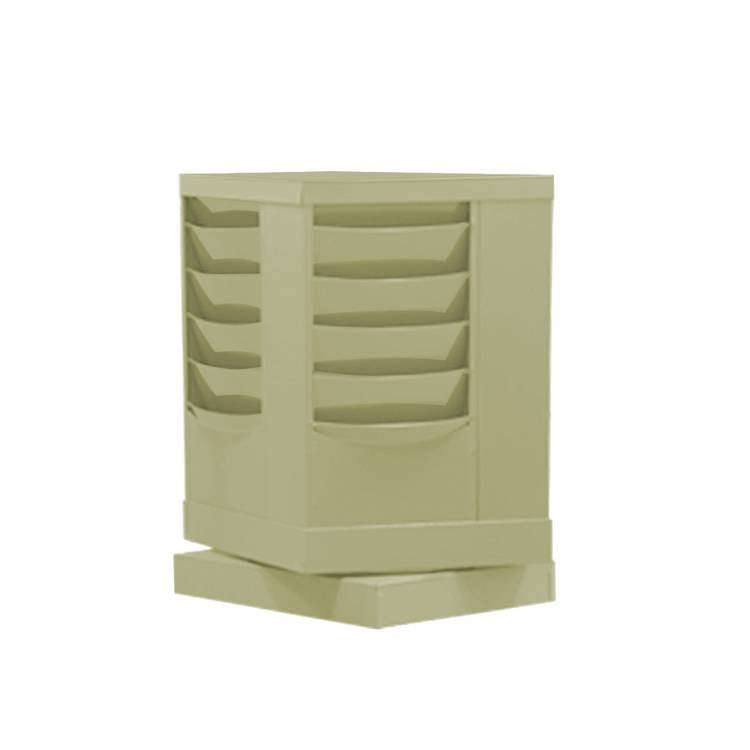 20 POCKET ROTARY CON-TUR LIT. RACK TAN - Model 409-75