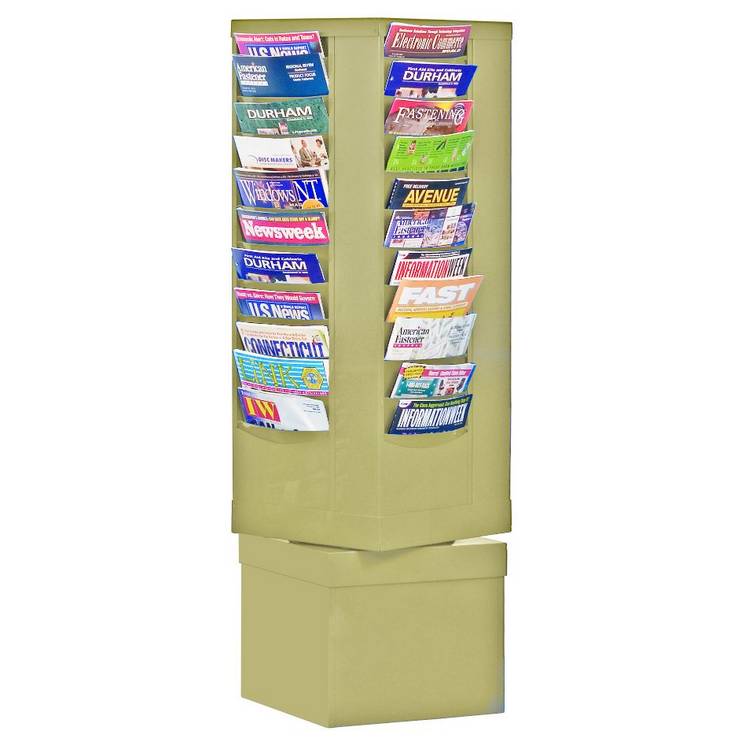 44 POCKET ROTARY CON-TUR LIT. RACK TAN - Model 410-75