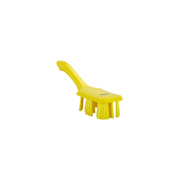 Brush, Short Handle, UST, Stiff, PP/PBT, Yellow - Model 41796