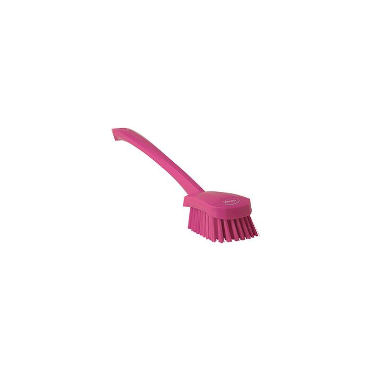 Brush,Washing,Stiff,15.75",PP/PBT,Pink - Model 41861