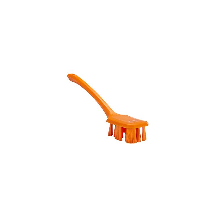 Brush, Long Handle, UST, Stiff, PP/PBT, Orange - Model 41967