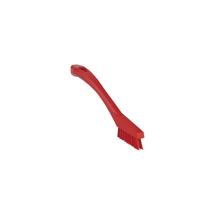 Brush,Detail,Stiff,9" x .5",PP/PBT,Red - Model 44014