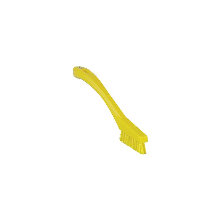 Brush,Detail,Stiff,9" x .5",PP/PBT,Yellow - Model 44016