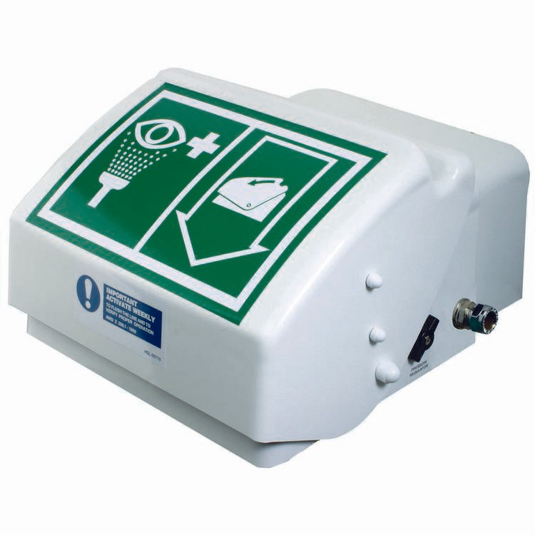 Hughes Eye/Face Wash, Wall Mount, Closed ABS Bowl