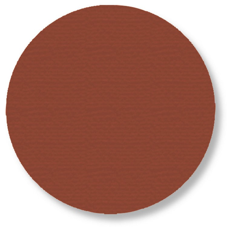 Mighty Line 5.7" Brown Solid Dot - Pack of 50